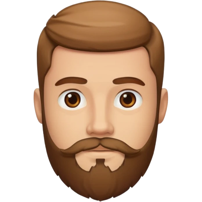 different beard emoji