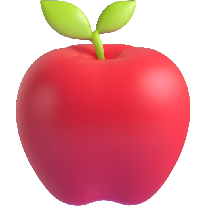 red apple emoji