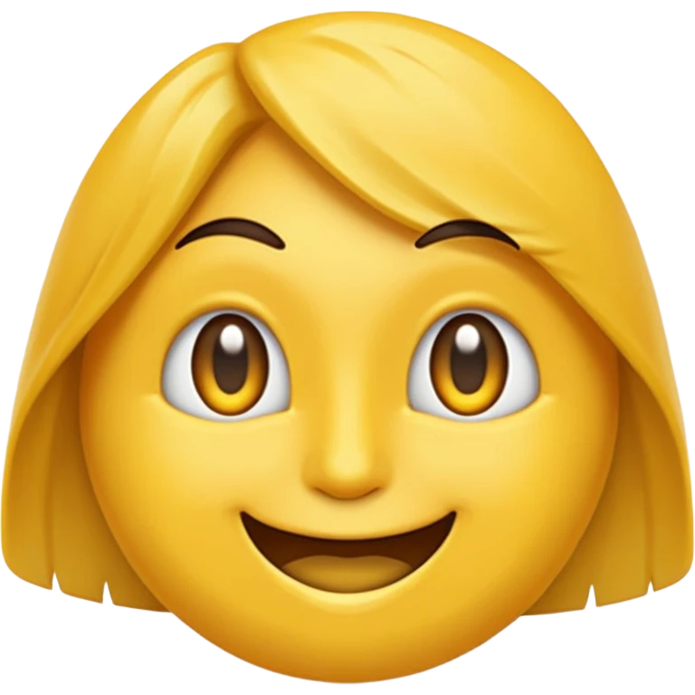 Maracujá estilizado, amarelo vibrante, carinha fofa e expressiva, traços simples em estilo emoji, fundo transparente. emoji