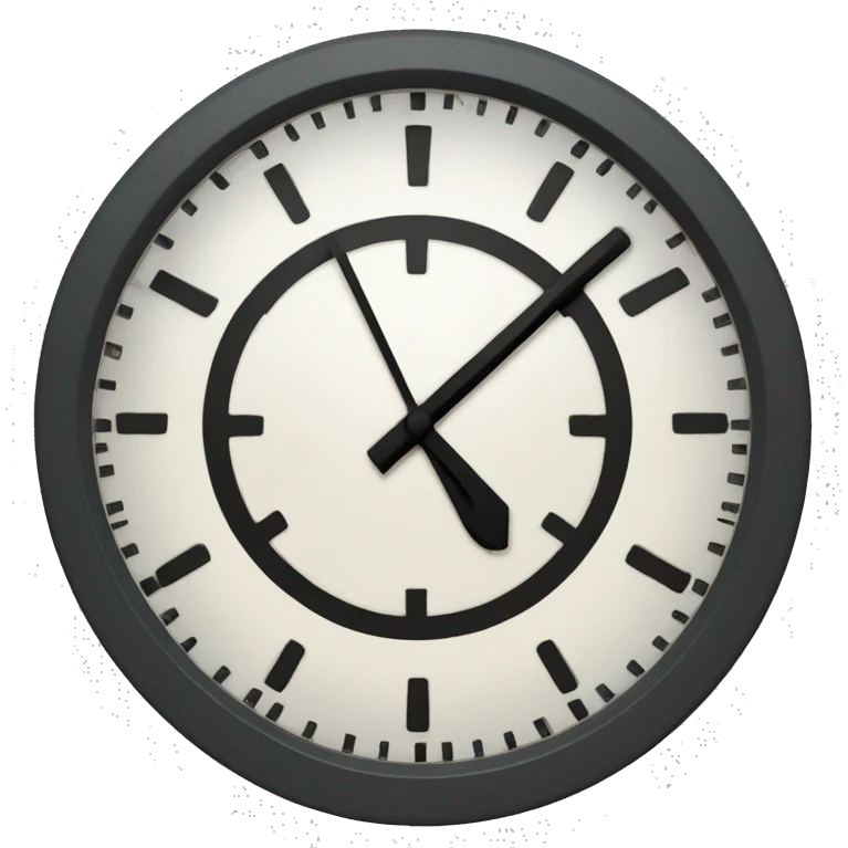 analog clock emoji