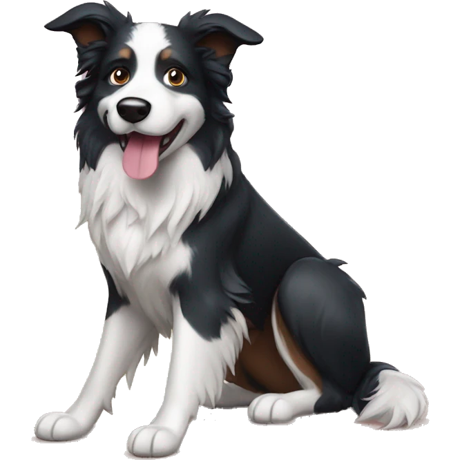 bordercollie superhero emoji