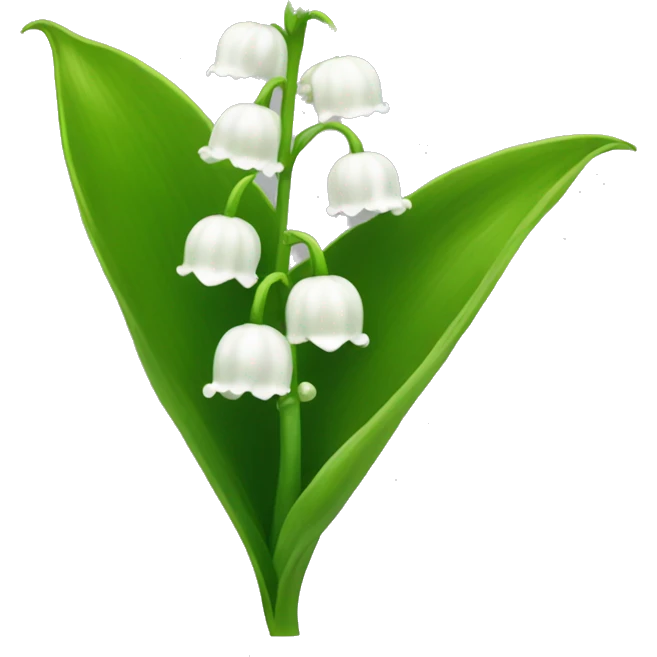 Lily of the valley flower  emoji