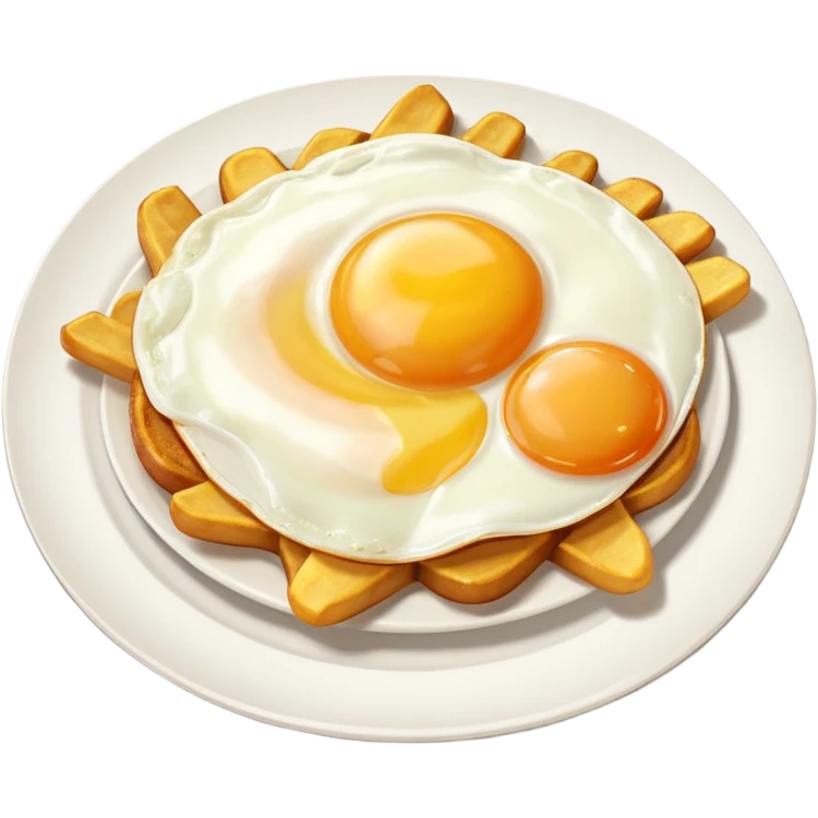 fries egg emoji