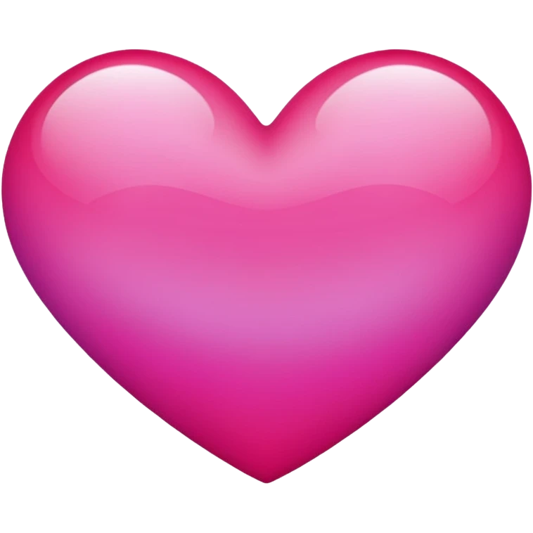 bright pink gradient heart emoji