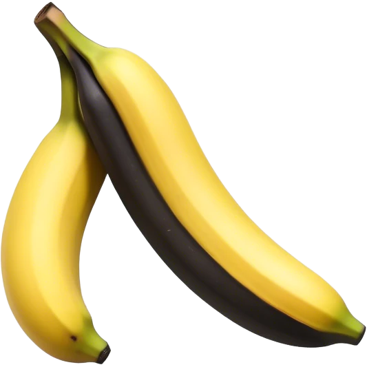 Banana black  emoji