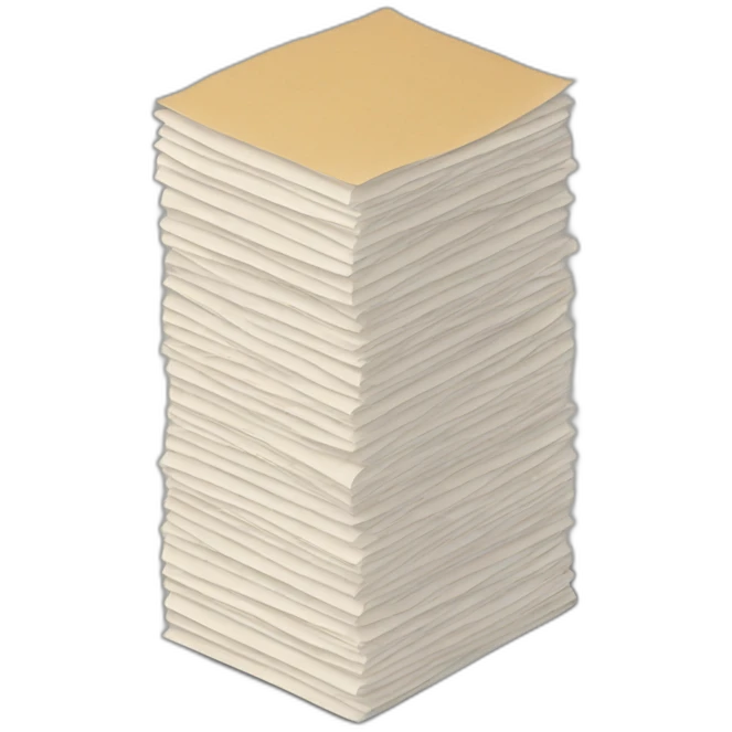 tall paper stack emoji