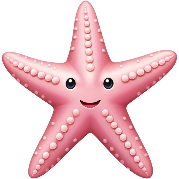 Light pink starfish emoji