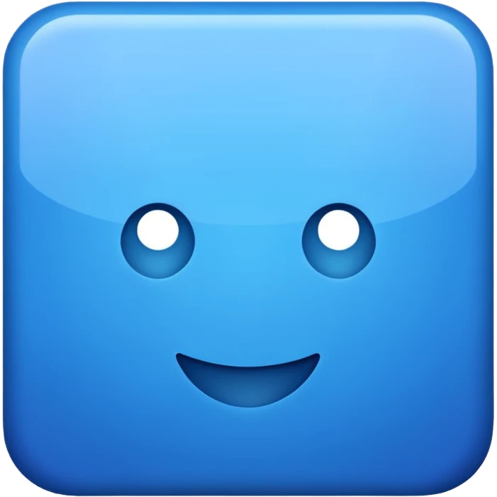 blue square  emoji