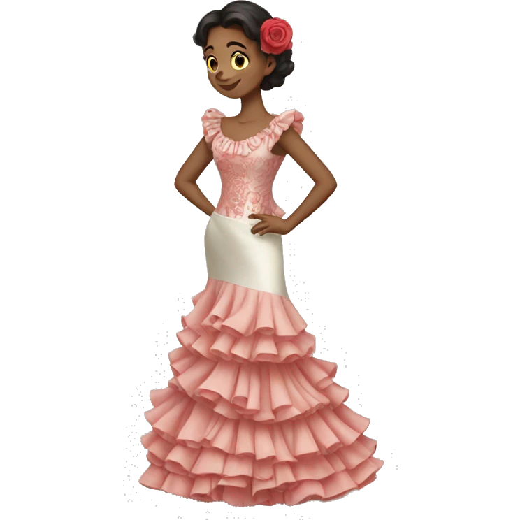 Leon vestido de flamenco emoji