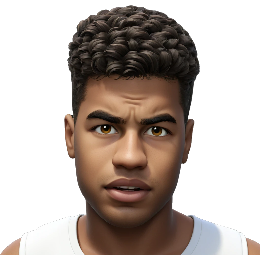 realistic portrait of a boy emoji