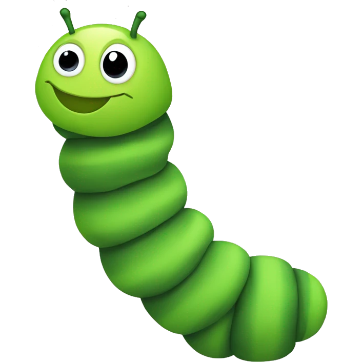 caterpillar with socks emoji