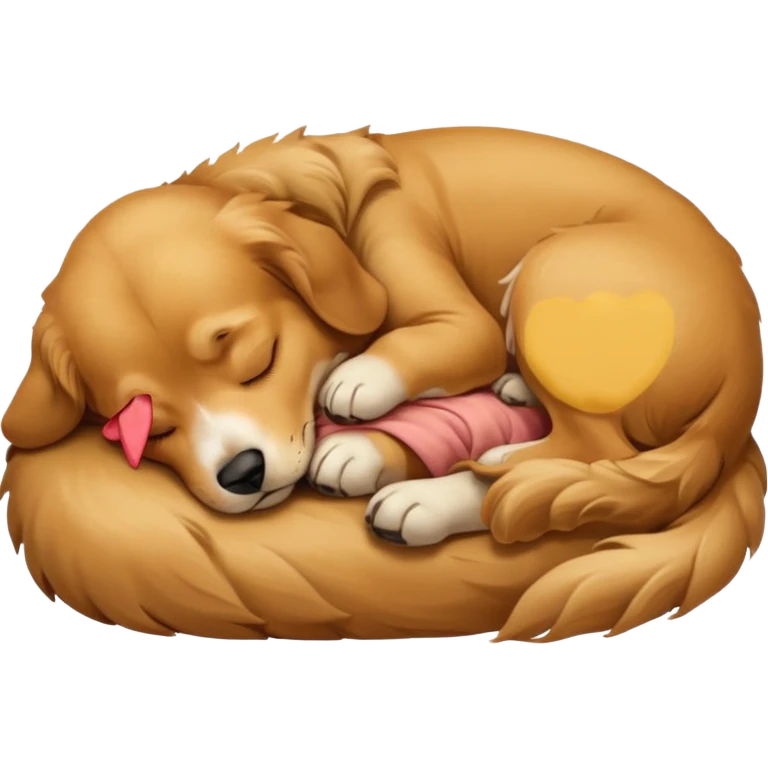 dog sleeping emoji