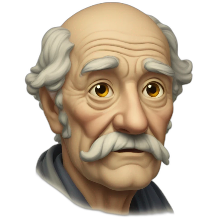 Old Man 1935 en couleur emoji
