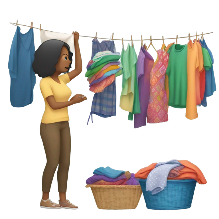 Doing laundry emoji