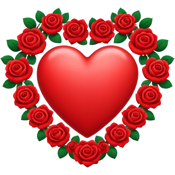 Heart with roses emoji