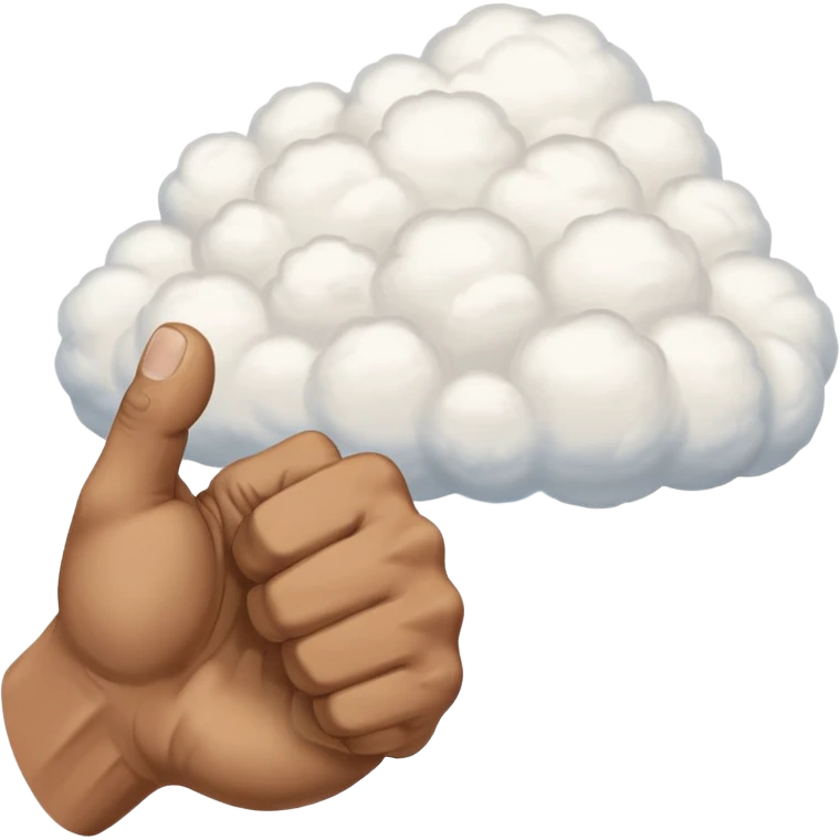 🖐✊️🫳🤛💪🦵🦶☁️ emoji