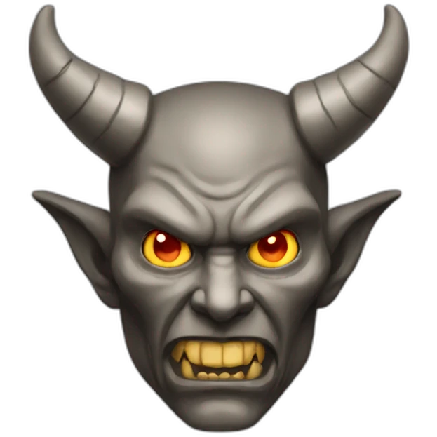 Lucifer-tête-démon emoji