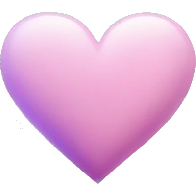 pastel pink and purple heart emoji