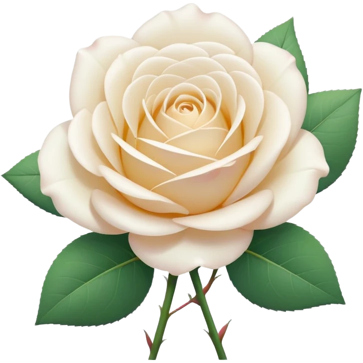 A cute white rose emoji, simple flat design, clean vector style, soft pastel colors, minimal details, centered composition, isolated on transparent background, kawaii emoji style, smooth edges, no text, no watermark

 emoji