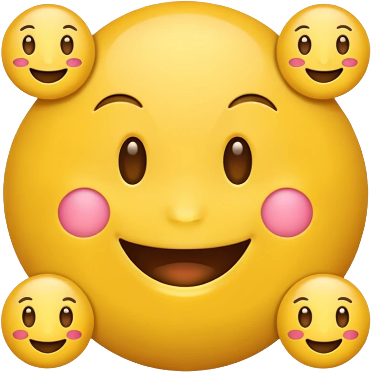 Emoji that is loking happy on the side emoji