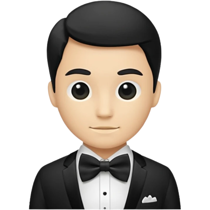 black bow tie  emoji