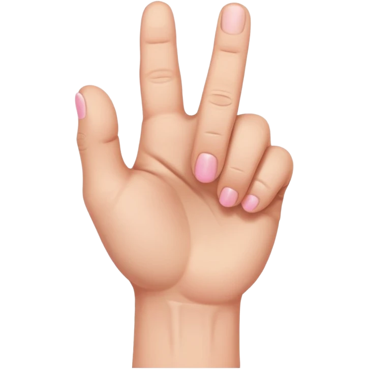 Closed fist with pinky finger sticking up emoji