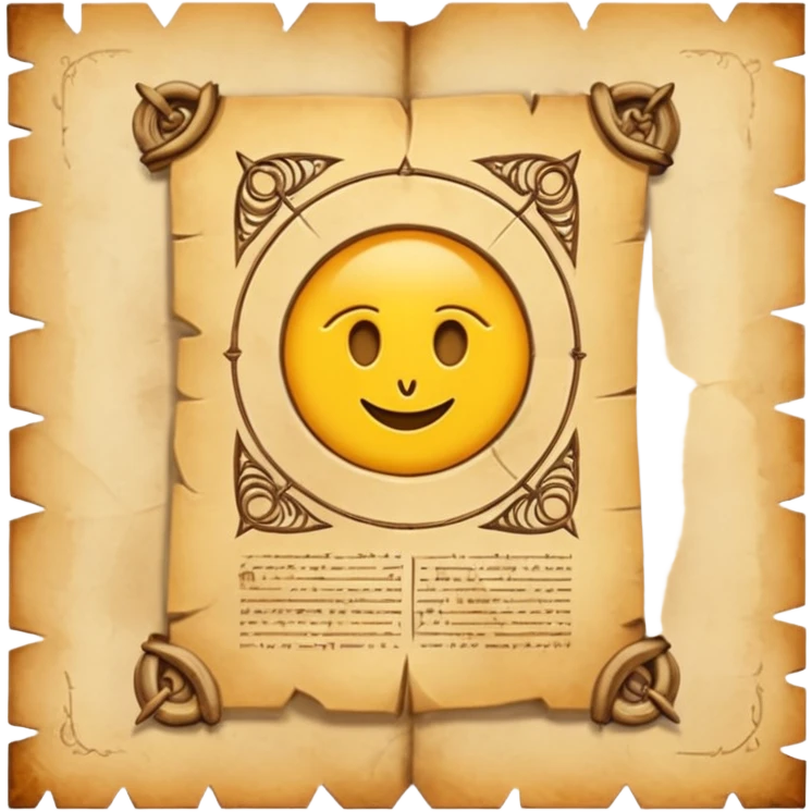 Pergamino de invocación emoji