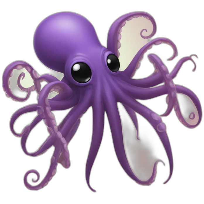 Octopus and spider like alien emoji