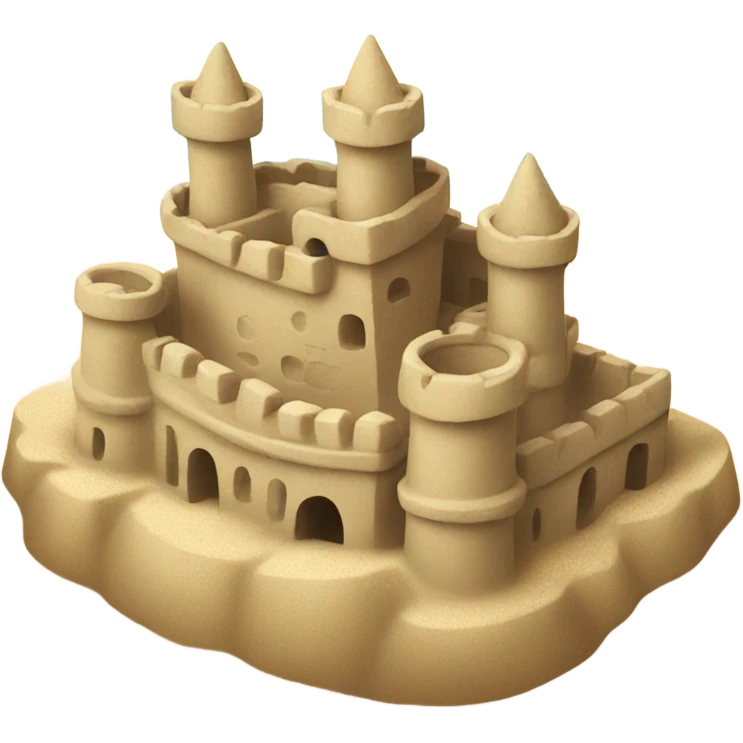 Sand castle emoji
