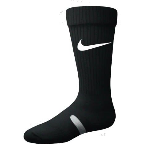  Black and white Nike socks emoji