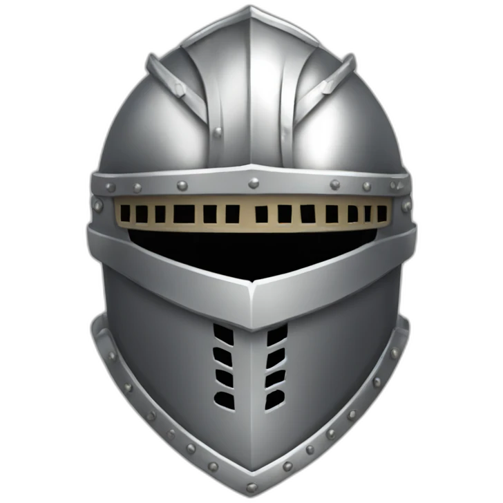 Silver medieval armor emoji