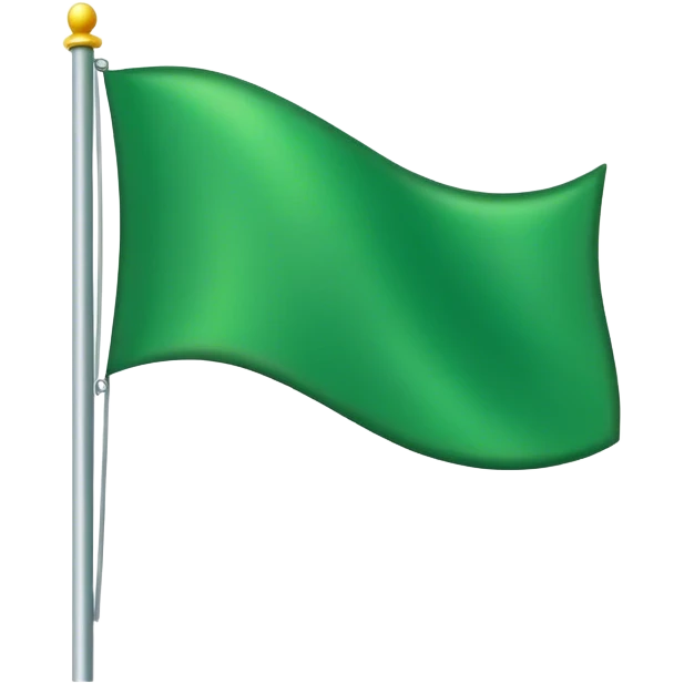 green flag emoji