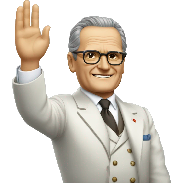Josip Broz Tito waving emoji