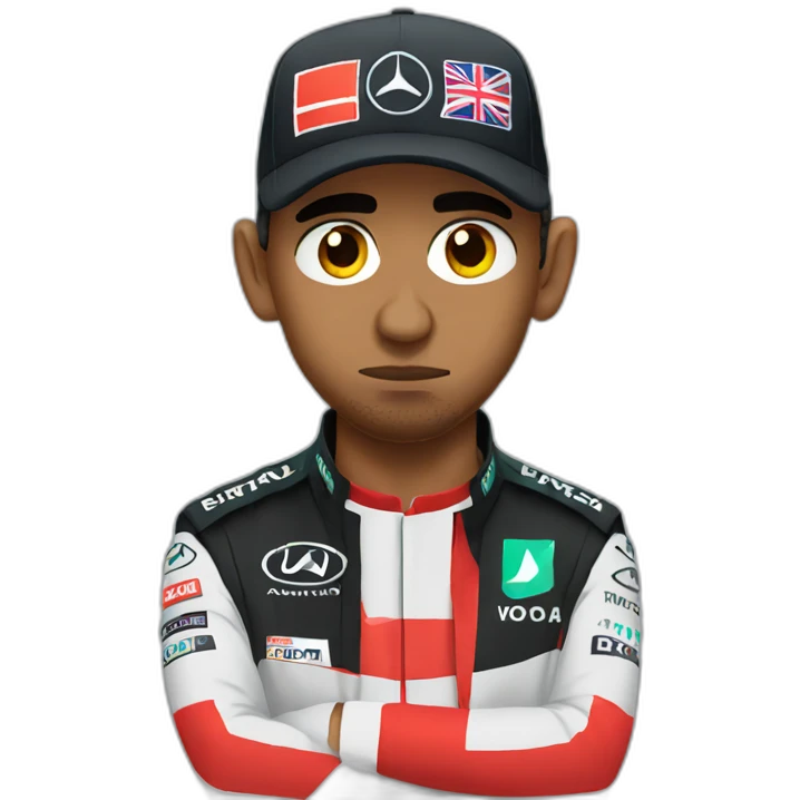 Sad Lewis Hamilton emoji