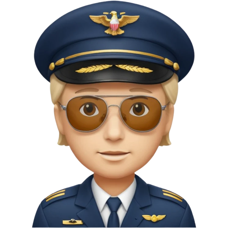 a civil pilot emoji