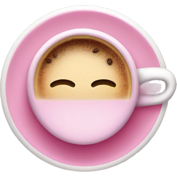 pink coffee emoji