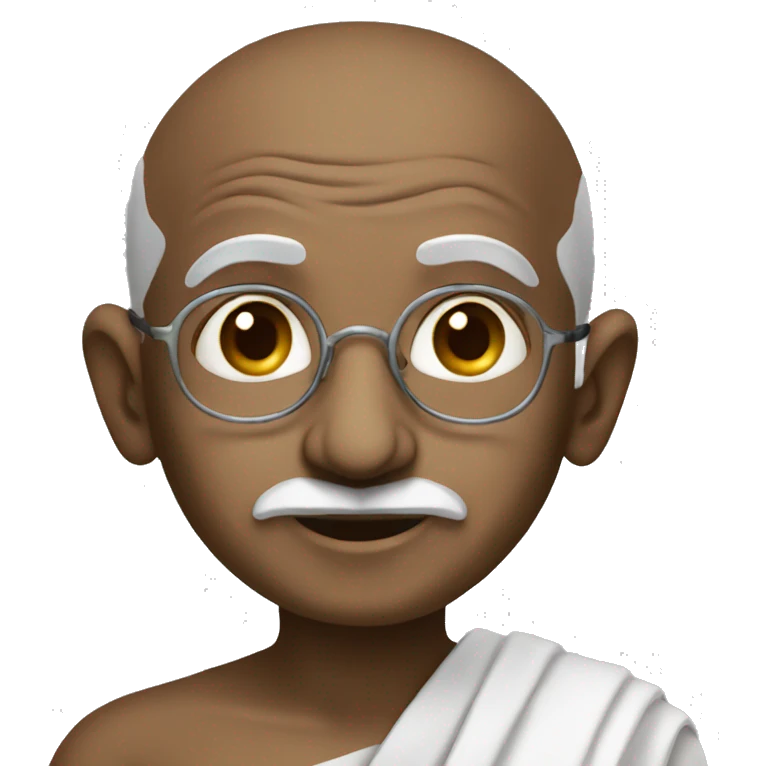 gandhi emoji