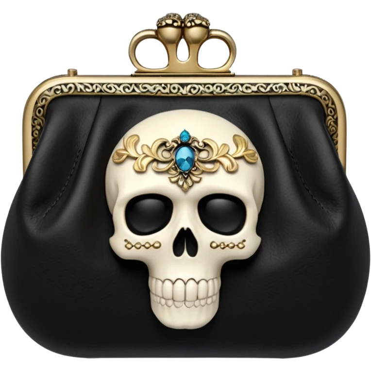 Alexander mcqueen Skull clutch emoji