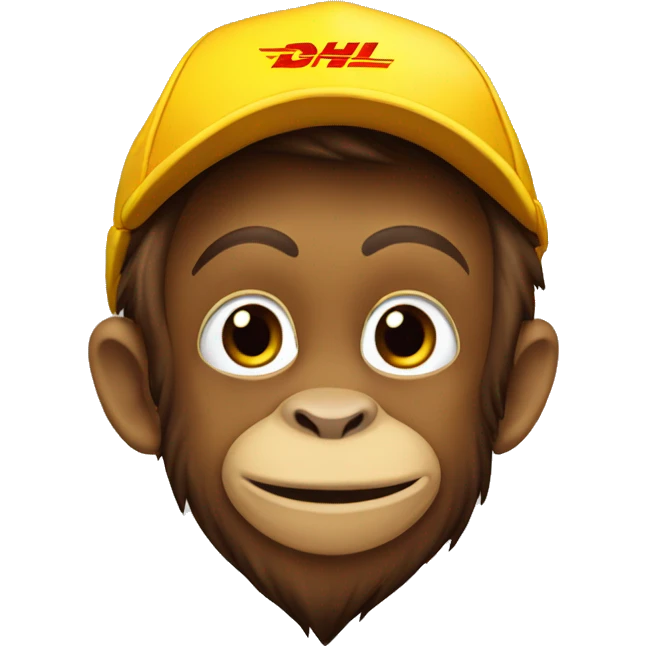 DHL's monkey employee emoji