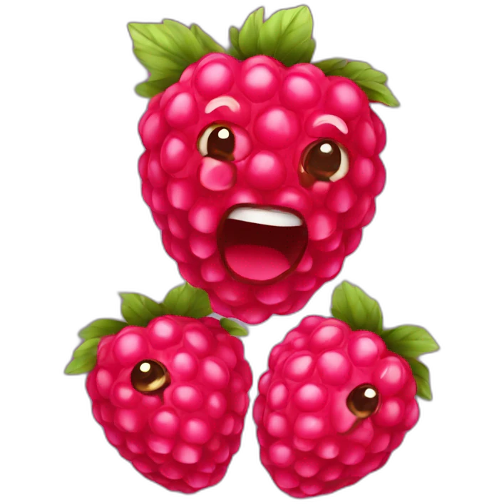 Raspberry emoji