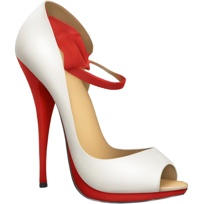 Heels with red bottom emoji