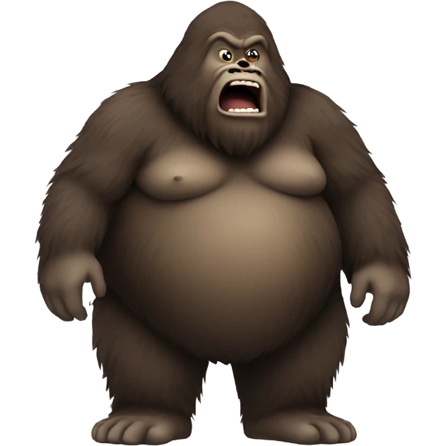 Obese Sasquatch emoji