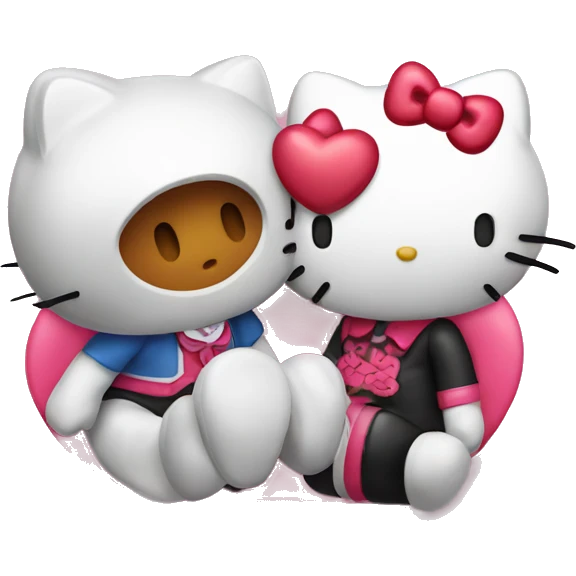 hello kitty kiss  emoji