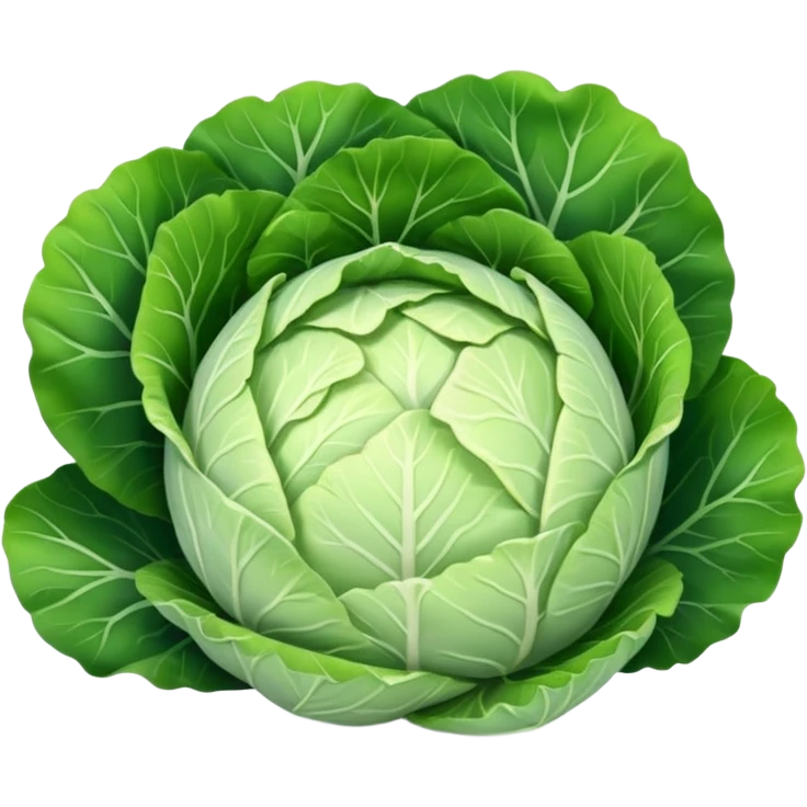 White cabbage emoji
