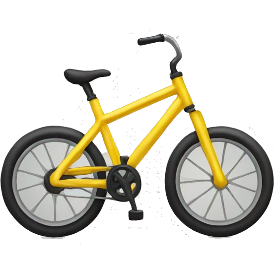 Yellow bike emoji