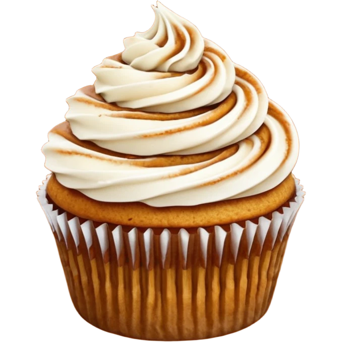 Pumpkin Spice Swirl Cupcakes emoji