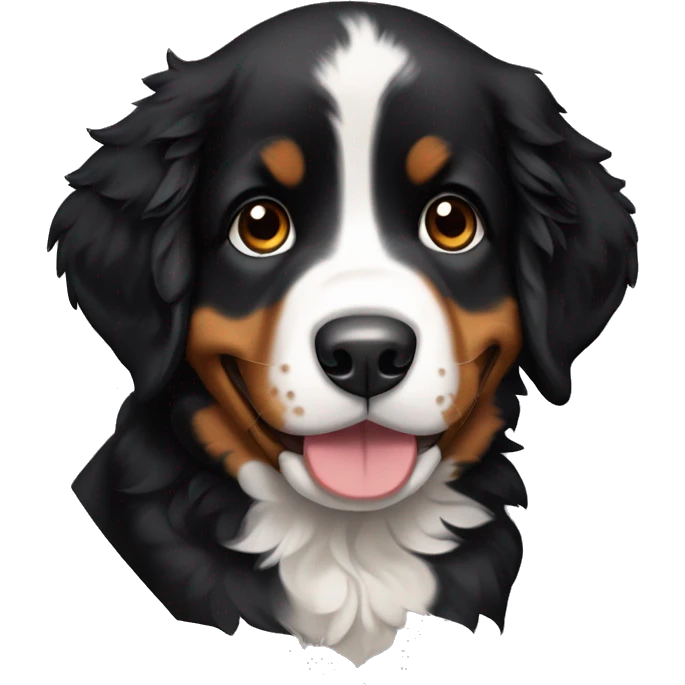 Bernese mountain dog puppy  emoji