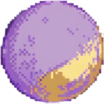 Venus planet circular without rings, golden atmosphere emoji
