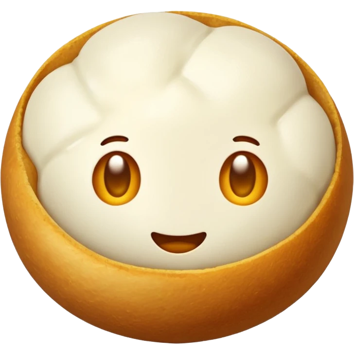 Mozzarella cheese balls emoji