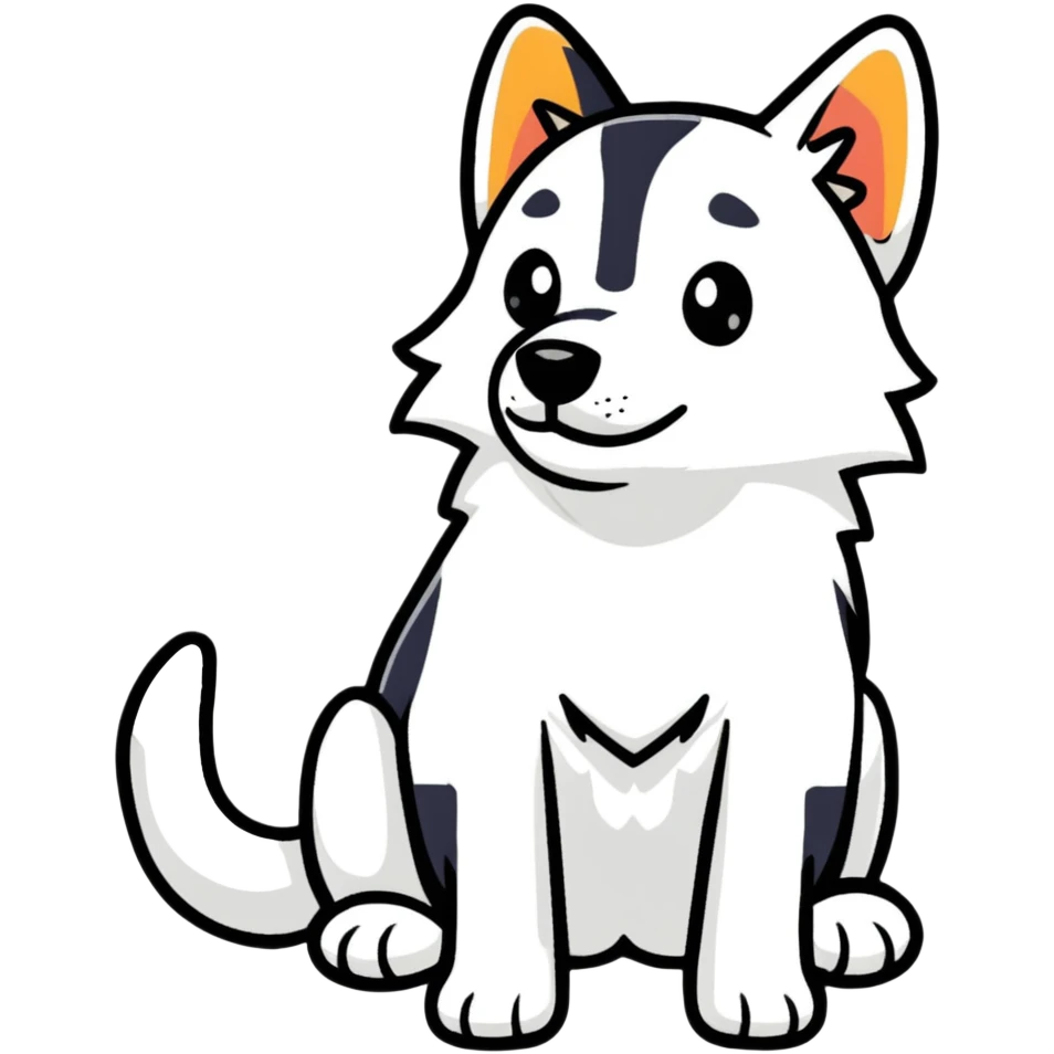 nice friendly dog emoji